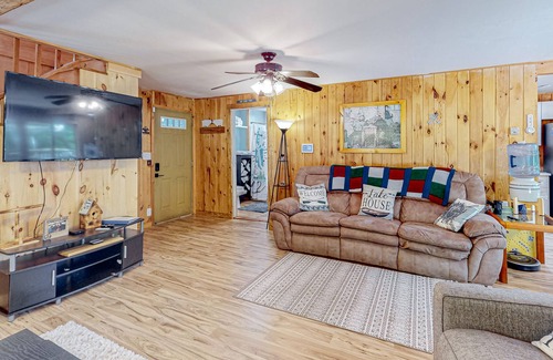 West Newfield House | Waterfront home with kayaks, paddleboat, swimming beach access, alfresco dining