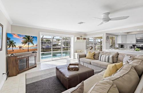 Marco Island House | Waterfront home with pool and western exposure