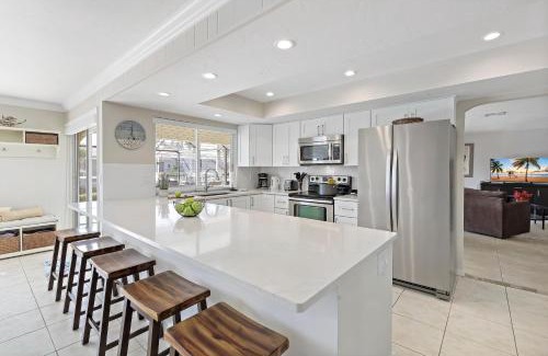 Marco Island House | Waterfront home with pool and western exposure