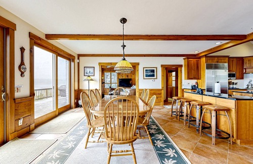 West Chatham House | Waterfront house on Bucks Creek Marsh with deck, dock, & kayaks