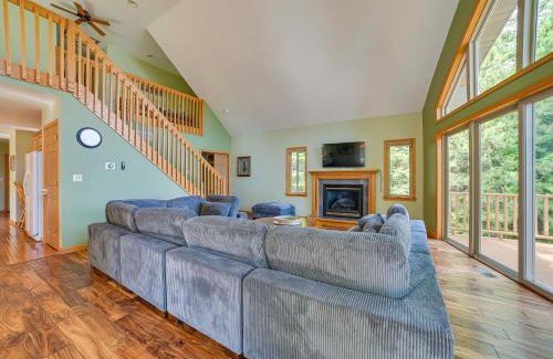 Rogers City House | Waterfront Lake Huron Getaway with Private Beach!