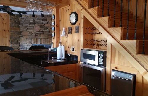 Six Mile Ski Chalet | Waterfront Lake Keowee chalet with Gorgeous 180° Lake Views 15 min from Clemson!