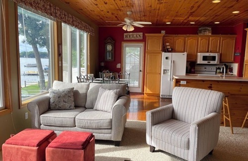 Cadillac Cottage | Waterfront Lake Mitchell Cottage w/Sunset Views
