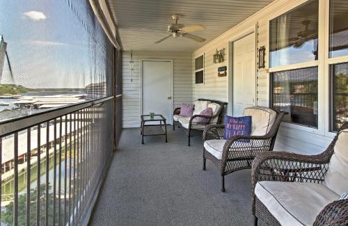 Lakeland Apartment | Waterfront Lake Ozark Condo with Balcony and Pool