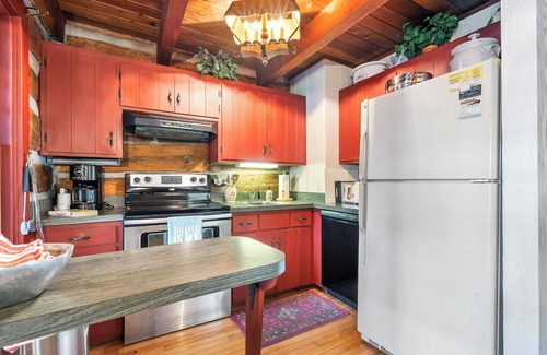 Baileys Harbor Cabin | Waterfront Log Cabin on Kangaroo Lake, Dog Friendly