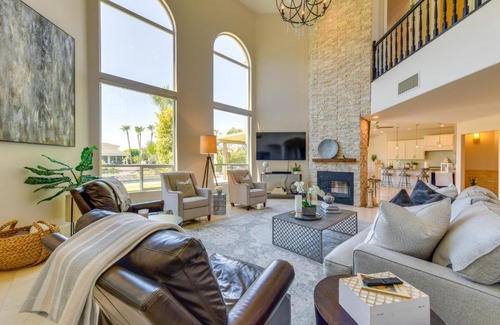 West Lake Estates House | Waterfront Luxury Gilbert Retreat with Pool and Spa!