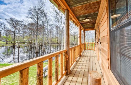 Marksville Apartment | Waterfront Marksville Studio with Dock!