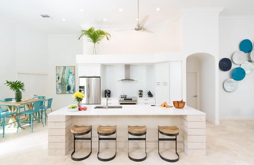 Coury House | Waterfront Oasis with Boat Dock & Pool!