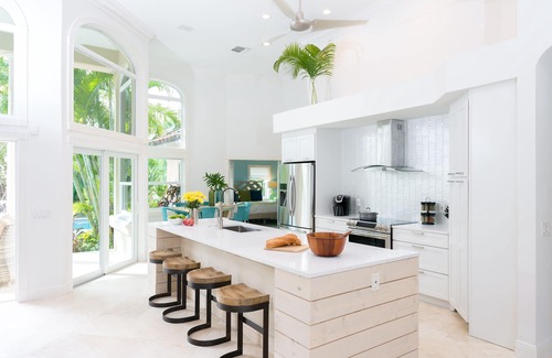 Coury House | Waterfront Oasis with Boat Dock & Pool!