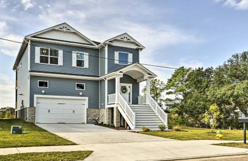 East Ocean View House | Waterfront Paradise with Deck about half Mi to Beach