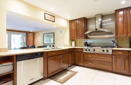 Sunset House | Waterfront Property with a resort style backyard and Heated Pool in Miami