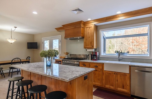Goshen House | Waterfront renovated country house with deck, close to hiking, skiing