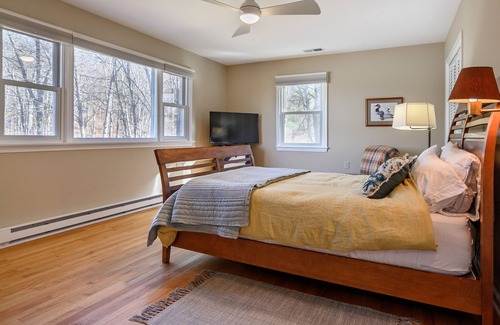 Goshen House | Waterfront renovated country house with deck, close to hiking, skiing