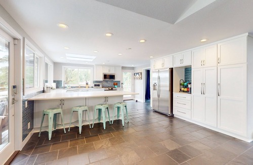 Olympia House | Waterfront retreat on 1.4 forested acres with amazing views & private dock