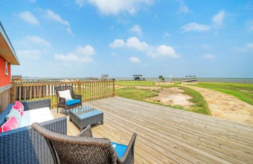 Flour Bluff House | Waterfront Retreat w Private Boat Dock Patio Views Shore Thing by AvantStay