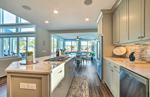 St. James House | Waterfront Southport Home w/Hot Tub & Deck!