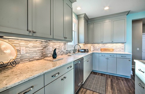 St. James House | Waterfront Southport Home w/Hot Tub & Deck!