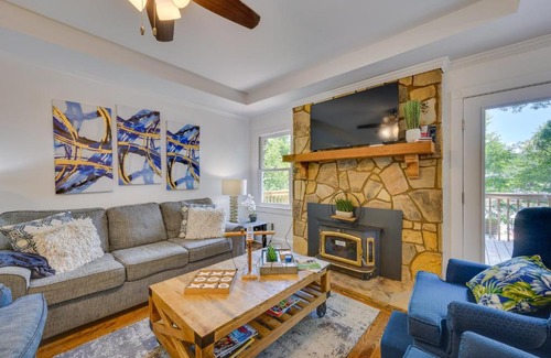 Lake Oconee House | Waterfront Sparta Home with Game Room and Fire Pit!