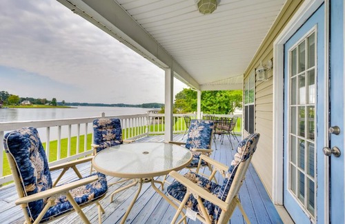Milledgeville House | Waterfront Sparta Retreat with Dock, Deck and Grill