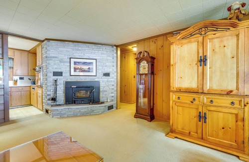 Central Lake Cottage | Waterfront Torch Lake Cottage w/Dock & Fire Pit!