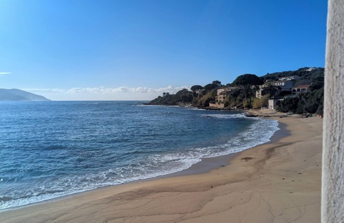 Tiuccia Apartment | WATERFRONT VIEW OF THE SEA, LARGE STUDIO ON BEACH US KITCHEN, TO 4 PEOPLE
