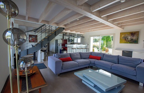 Bayonne House | Waterfront villa - Swimming pool and tennis court