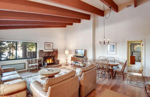 Tahoma House | Waters Edge Escape - Patio with BBQ Near Beach