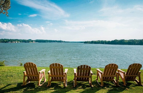 Steele Creek Cabin | Waterview Family Style Two Bedroom Cabin #9 at Long Cove Resort by Redawning