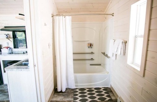 Steele Creek House | Waterview Studio Cabin With Private Porch #19 at Long Cove Resort by Redawning
