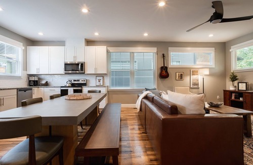 Woodfin Villa | Way Downtown | A Modern Retreat Near Downtown Asheville | Hot Tub