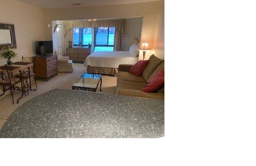 Niceville Apartment | Welcome to Marina Cove Studio Condo on the bay!