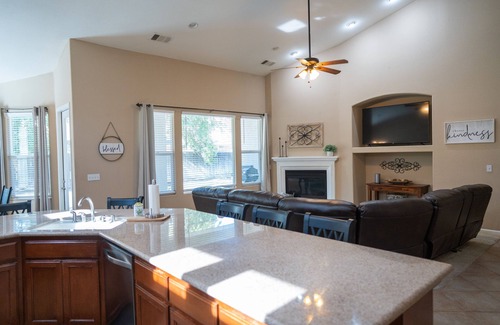 Visalia House | Welcome to your spacious home away from home!