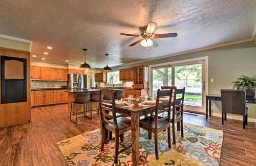 Wellsville House | Wellsville House w/Mtn Views & Pickleball Court!