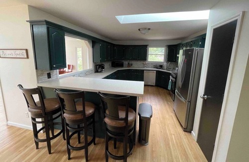 Fennville House | West Michigan Spanish Compound - Pool - Sport Court - Game Room - 1.7 acres