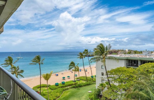 Kaanapali House | Whaler 712 · WHA 712 Kaanapali OceanFront Condo w Ocean Views