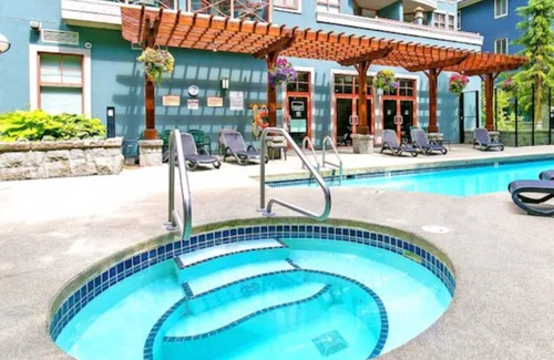Village North Condo | Whistler Village North 1BR:Near Shops & Restaurants, Balcony,Hot Tub & Pool!