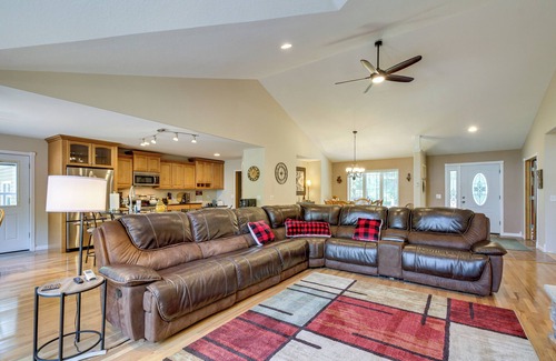 Bigfork Cottage | White Swan Lake Home Near Hiking & Snowmobiling!
