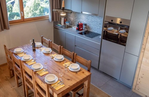 Vercorin Apartment | Wifi, 250m from shops, sauna, hammam, tv, ski locker, 72m², Vercorin