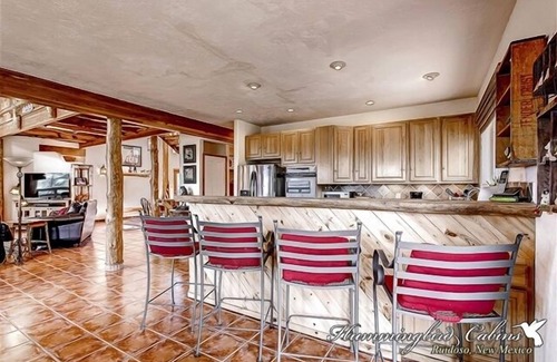 Alto House | Wild Horse Lodge: 'Amazing interior and room for all!' with hot tub.