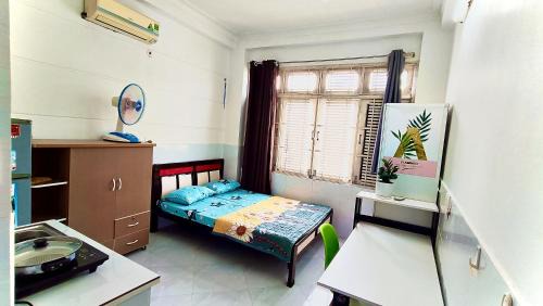 Mang Yang Apartment | Windows Studio HV Xinh Xắn Trung Tâm Q10-Thiên đường ẩm thực-Mua sắm và Chăm sóc sắc đẹp