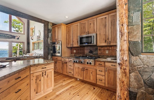 Alton Bay House | Winnipesaukee Waterfront Adirondack Home with Dock