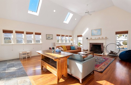 Nahant House | Winter home near the beach with fenced yard, patio & firepit