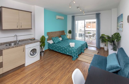 Pedregalejo Apartment | Wonderful loft by the sea in pedregalejo