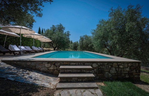 Chiusi Villa | Wonderful private villa with private pool, hot tub, WIFI, A/C, TV, terrace, panoramic view, parking