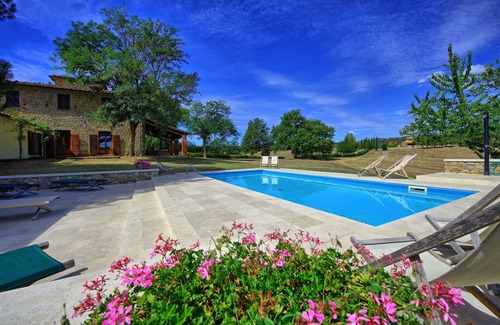 Bucine Villa | Wonderful private villa with private pool, A/C, WIFI, TV, patio, panoramic view and parking