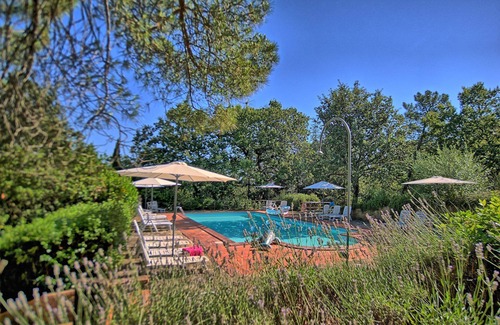 Bucine Villa | Wonderful private villa with private pool, WIFI, TV, veranda, panoramic view and parking