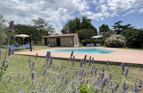 Pitigliano Villa | Wonderful private villa with private pool, WIFI, pets allowed, panoramic view and parking