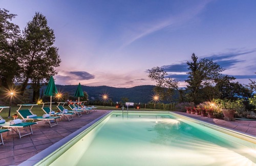 Ripoli Villa | Wonderful private villa with private pool, WIFI, A/C, hot tub, TV, patio and panoramic view