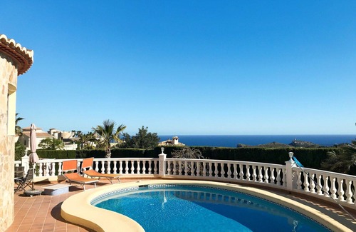 Benitachell House | Wonderful private villa for 7 guests with A/C, private pool, WIFI, TV, terrace and panoramic view