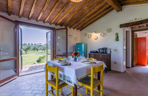 Bibbona House | Wonderful private villa for 5 guests with WIFI, private pool, TV, patio, panoramic view and park.